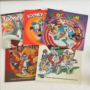 Looney Tunes Calendar Collection (1995, 1996, 1997, 1998, 1999)
